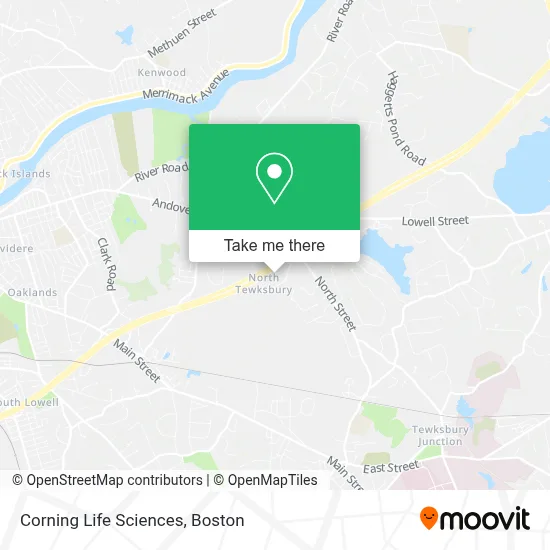 Corning Life Sciences map