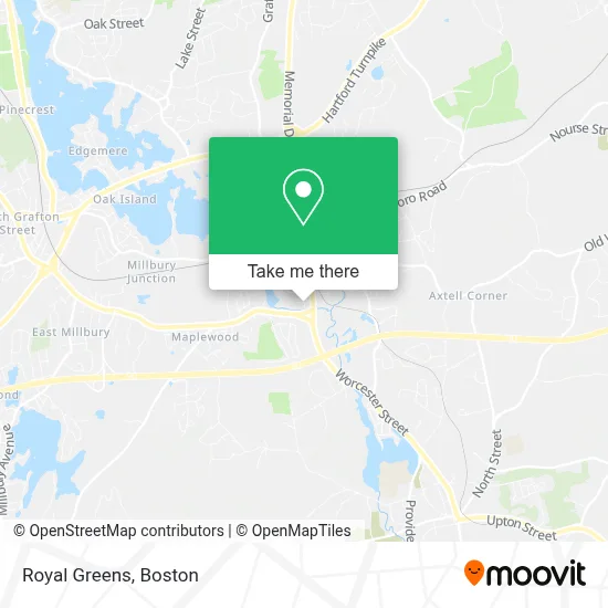 Royal Greens map