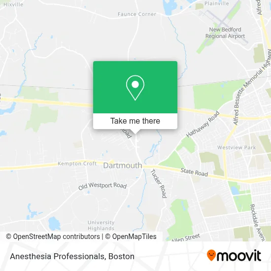 Anesthesia Professionals map