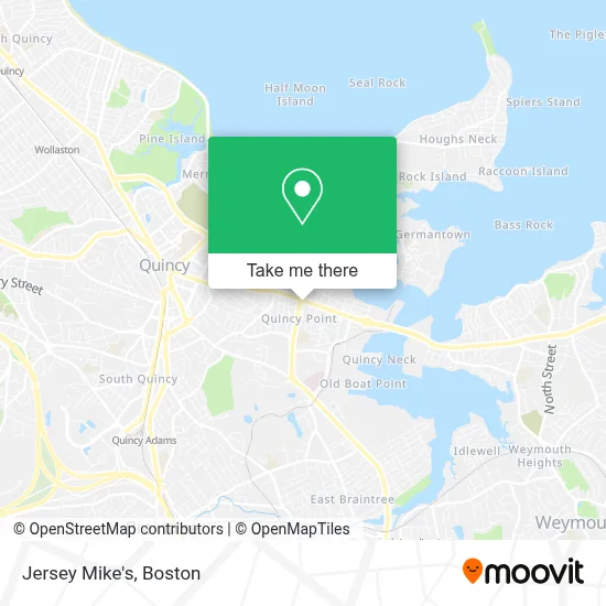 Jersey Mike's map