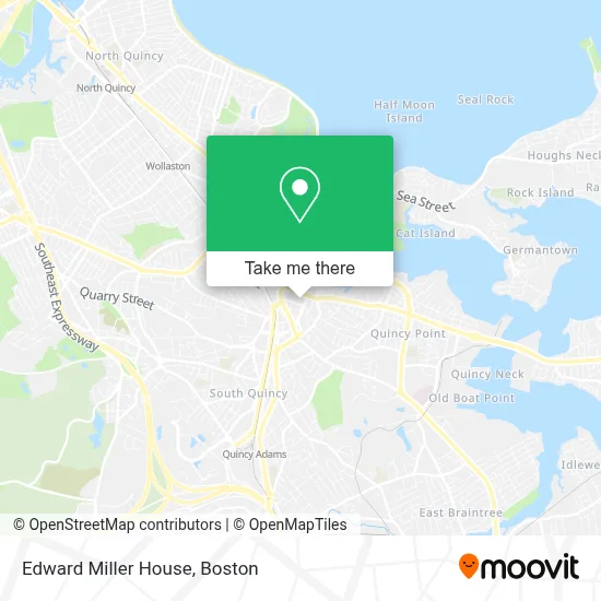 Edward Miller House map