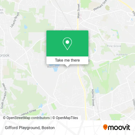 Gifford Playground map