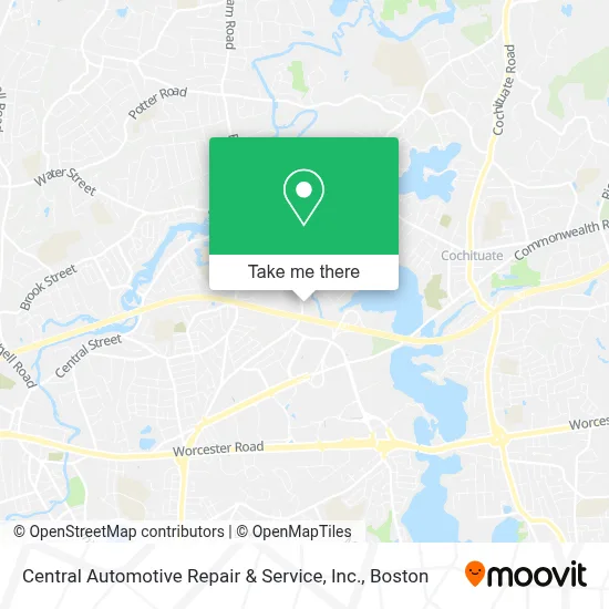 Central Automotive Repair & Service, Inc. map