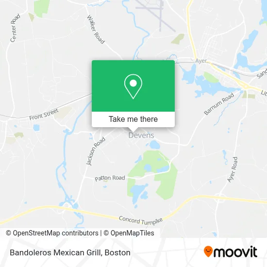 Bandoleros Mexican Grill map