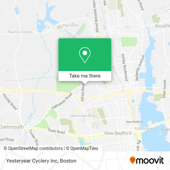 Yesteryear Cyclery Inc map