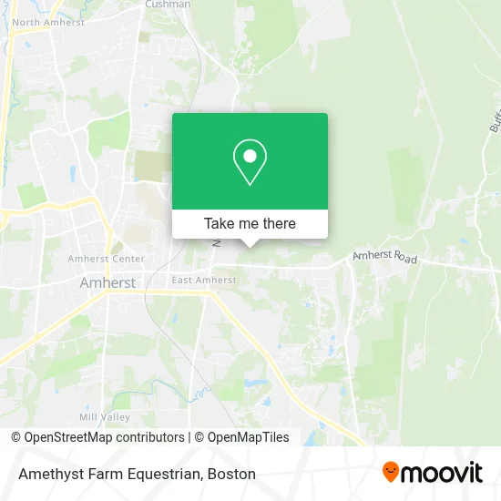 Amethyst Farm Equestrian map