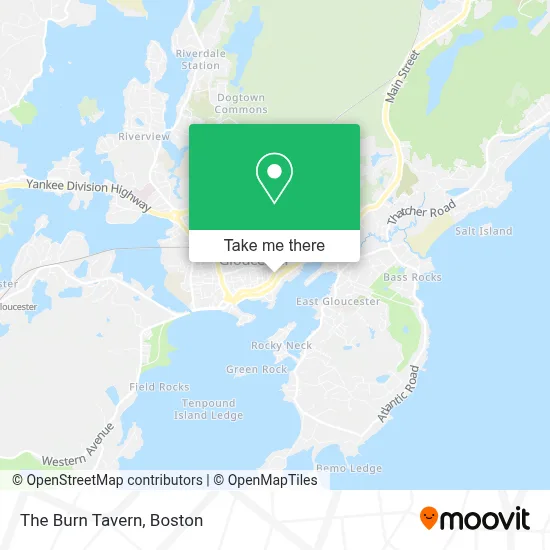 The Burn Tavern map