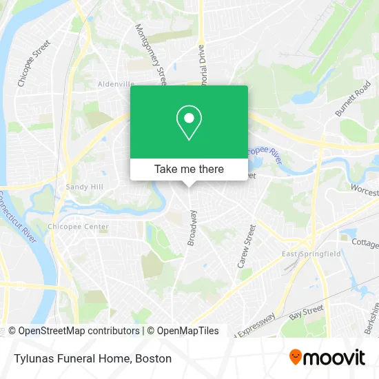 Tylunas Funeral Home map