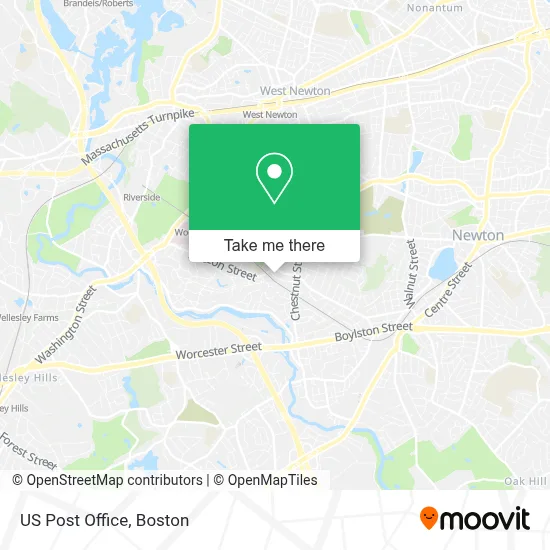 Us Post Office map