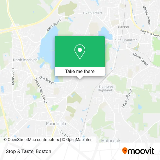 Stop & Taste map