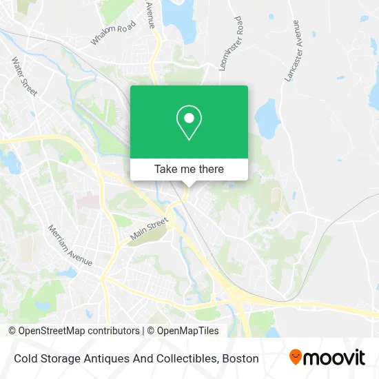 Cold Storage Antiques And Collectibles map