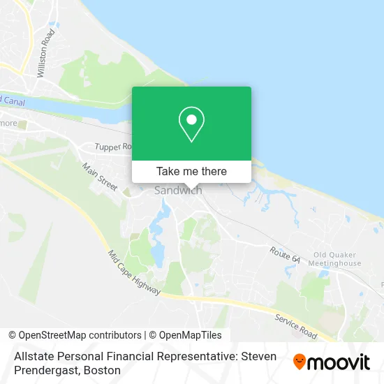 Allstate Personal Financial Representative: Steven Prendergast map