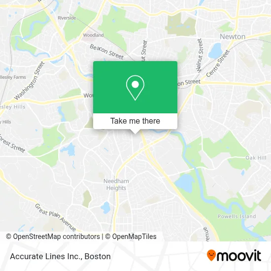 Accurate Lines Inc. map