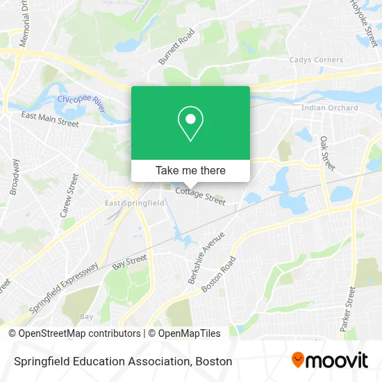 Springfield Education Association map