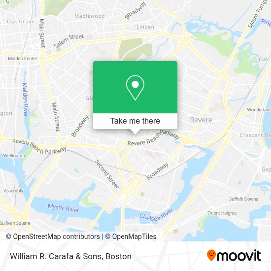 William R. Carafa & Sons map