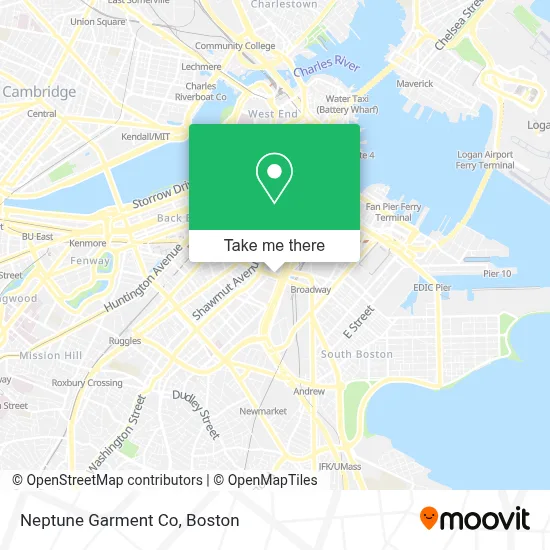 Neptune Garment Co map