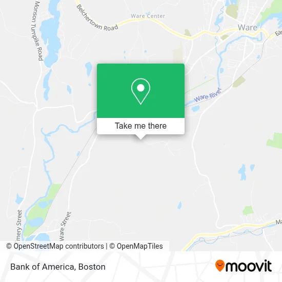 Bank Of America map