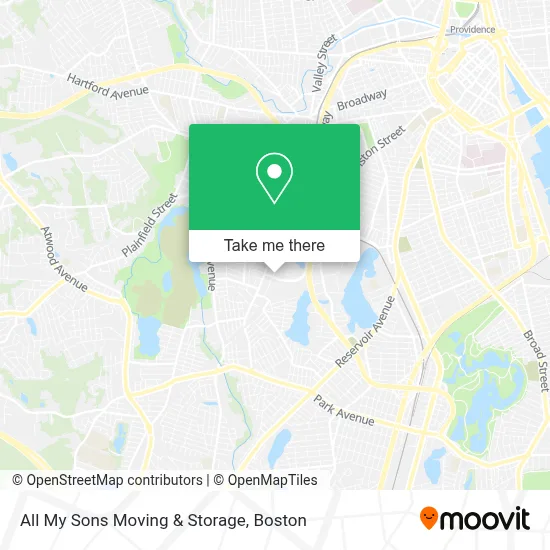All My Sons Moving & Storage map