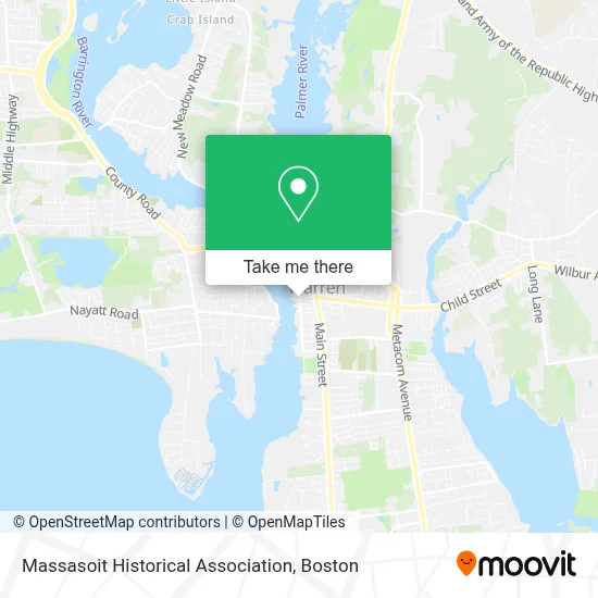 Massasoit Historical Association map