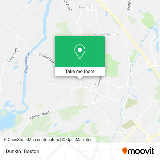 Dunkin' map