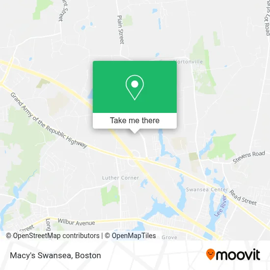 Macy's Swansea map