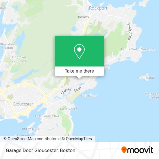 Garage Door Gloucester map