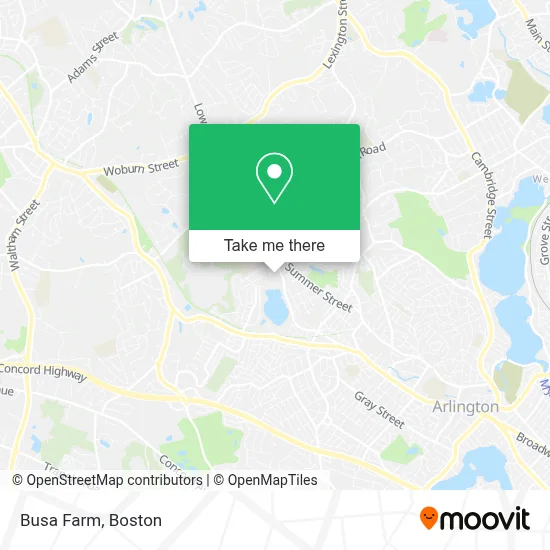 Busa Farm map