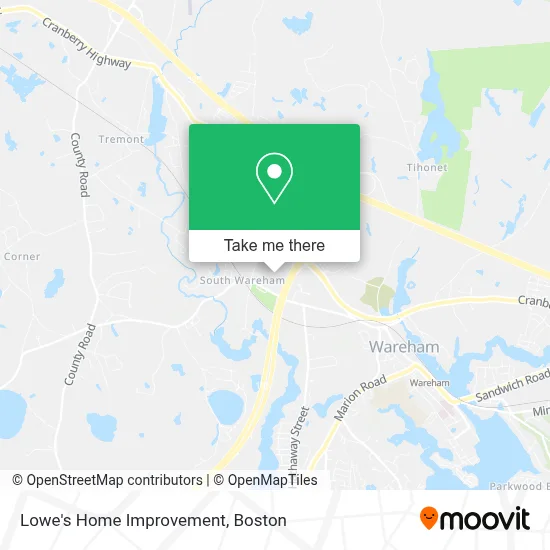 Lowe's Home Improvement map