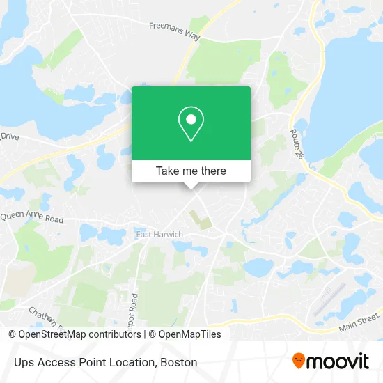 Ups Access Point Location map