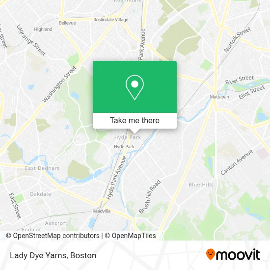 Lady Dye Yarns map