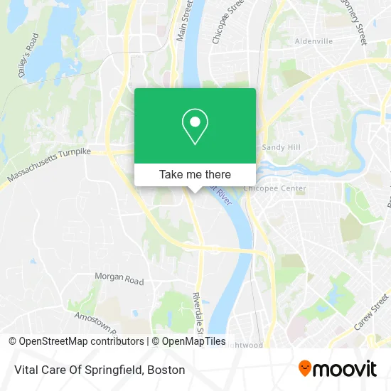 Vital Care Of Springfield map