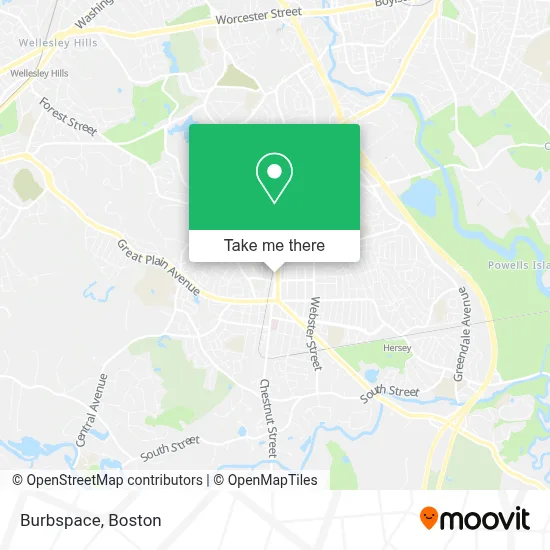 Burbspace map