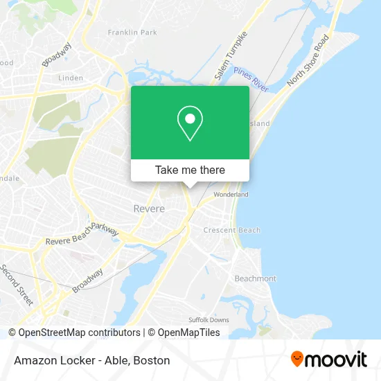 Amazon Locker - Able map