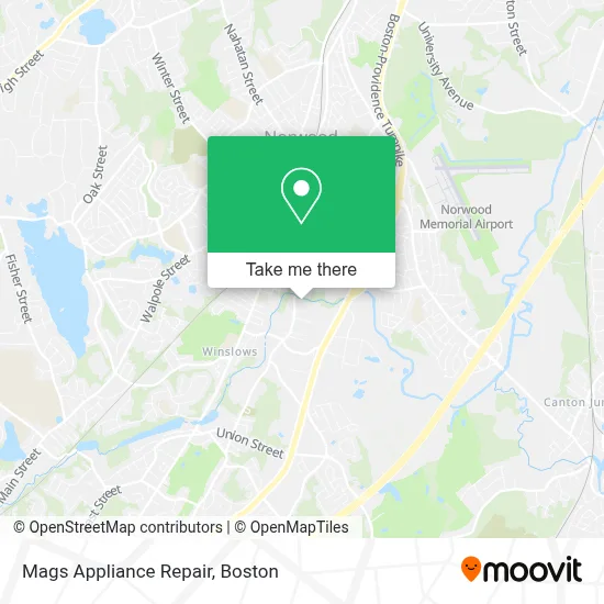 Mags Appliance Repair map