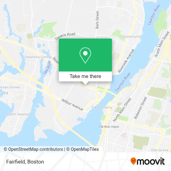 Fairfield map