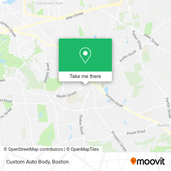 Custom Auto Body map
