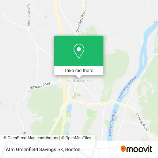 Atm Greenfield Savings Bk map