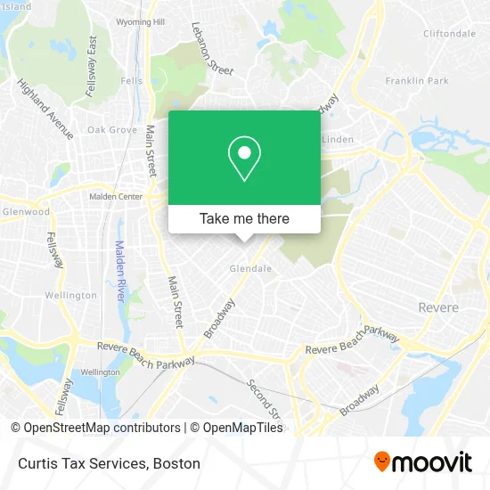 Curtis Tax Services map