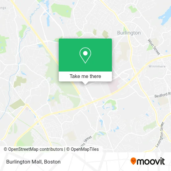 Burlington Mall map