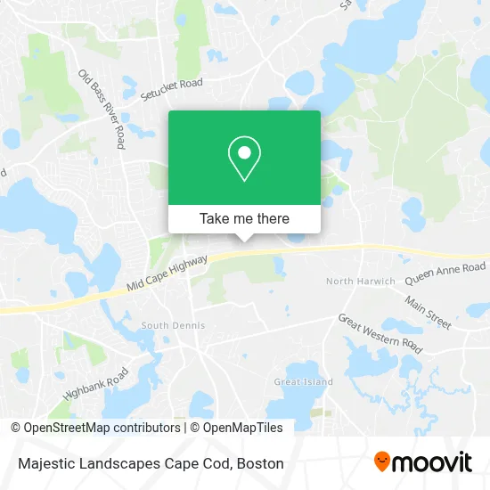 Majestic Landscapes Cape Cod map