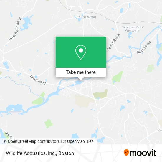 Wildlife Acoustics, Inc. map