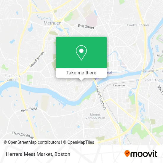 Herrera Meat Market map