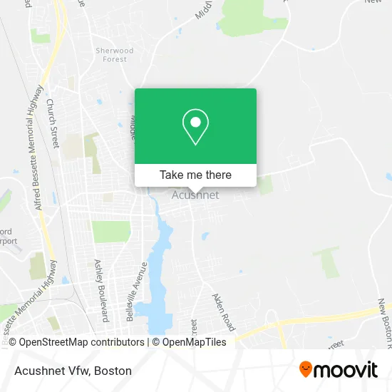Acushnet Vfw map