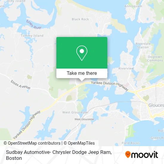 Sudbay Automotive- Chrysler Dodge Jeep Ram map