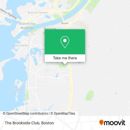 The Brookside Club map