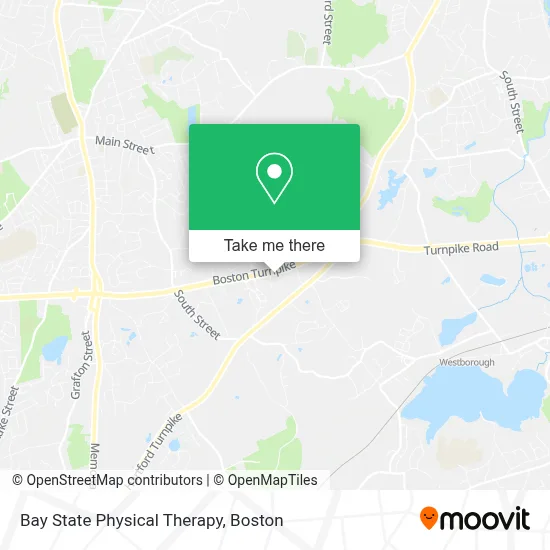 Bay State Physical Therapy map