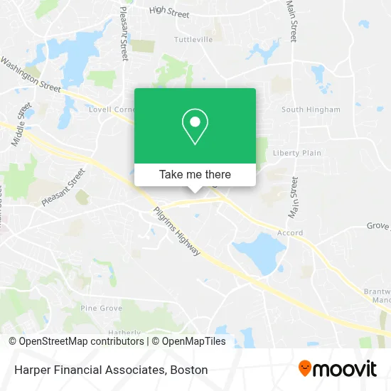 Harper Financial Associates map
