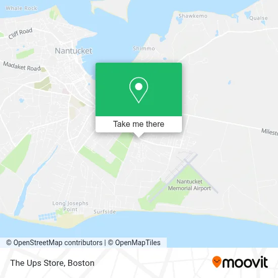 The Ups Store map