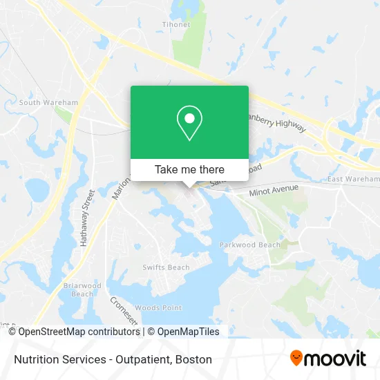 Nutrition Services - Outpatient map