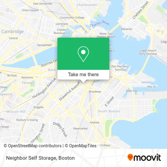 Neighbor Self Storage map